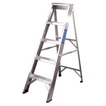 PAINTERS' STEPS, ALUMINIUM, PAINTERS' STEPS ALUMINIUM: CLASS 1, 8 Tread, Open Height 2m, Each
