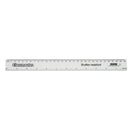 RULER, PLASTIC, 30cm, White, Pack of 100