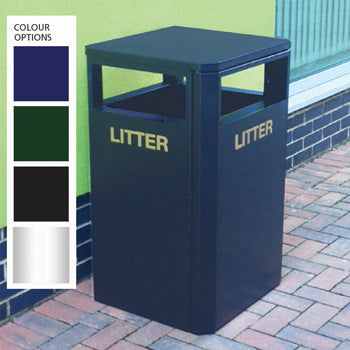 MLB/112 LITTER BIN, Dark Blue, WYBONE, Each