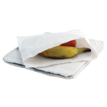 BAGS, White Sulphite Paper, 216mm square, Pack of 1000