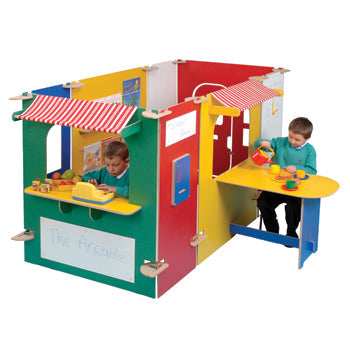 TWOEY TOYS, MAPLE EFFECT & COLOURED PLAY PANEL FURNITURE, Arcade, For Ages 3+, Maple Effect