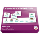 SMART PHONICS, SENTENCE SUBSTITUTION, Phase Five Set 2, Set