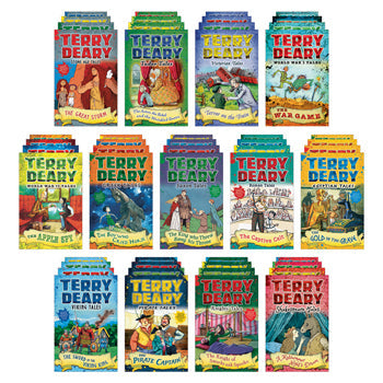 TERRY DEARY HISTORICAL TALES PACK, Age 7+, Set of 52