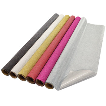 GLITTER FILM ROLLS, Pack of 6