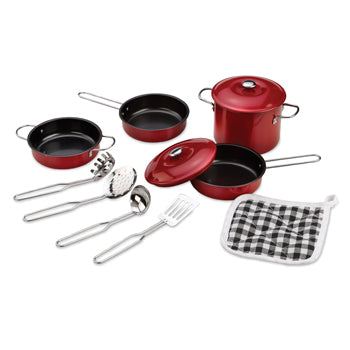 NON-STICK COOKWARE SET, Age 3+, Set of 11 pieces