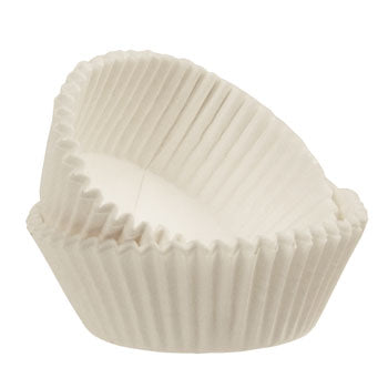 CAKE CASES, Plain White, 60mm, Pack of 1000