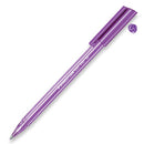 PENS, BALLPOINT, STAEDTLER(R) 432, Purple, Tub of 40 purple ballpoint pens, Tub of 40