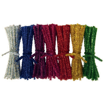 PIPE CLEANERS, Tinsel Effect, Pack of 250