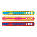 RULER, PLASTIC, Kidy Grip, 30cm, Pack of 20