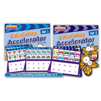 SMART TRAY, Accelerator Cards, Calculating Sets 1 and 2, Pack of 50