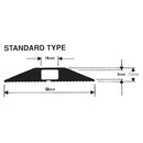 RUBBER CABLE PROTECTOR, Standard Type, Standard Type, Each