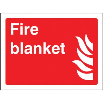 SAFETY SIGNS, FIRE EQUIPMENT SIGNS, Self Adhesive, Fire blanket, 200 x 150mm, Each