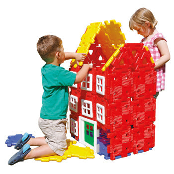 GIANT POLYDRON, House Builder Set, Age 2+, Set of 72 pieces