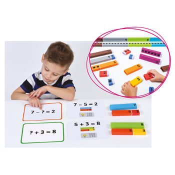 CONNECTING NUMBER RODS, Age 3+, Set of 84 pieces