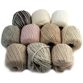 THREADS & YARNS, Natural Yarn, Pack of 10