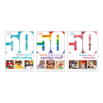 50 FANTASTIC IDEAS BOOK PACKS, Messy Play Set, Set of 3