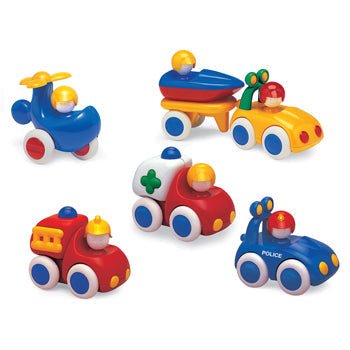 TOLO(R) BABY EMERGENCY VEHICLES, Age 6 months+, Set 7 pieces