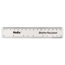 RULER, PLASTIC, 15cm, White, Pack of 50