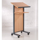 PRACTICAL MOBILE LECTERN, Beech