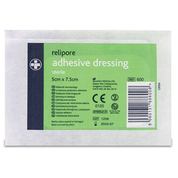 FIRST AID WOUND DRESSING, Sterile Adhesive, 60 x 80mm, Pack of 10