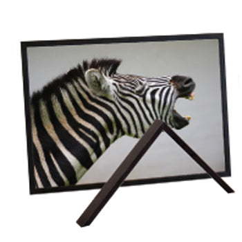 PICTURE FRAMES, SATIN ALUMINIUM FRAMES, Black, A4, Clips For Hanging, Each