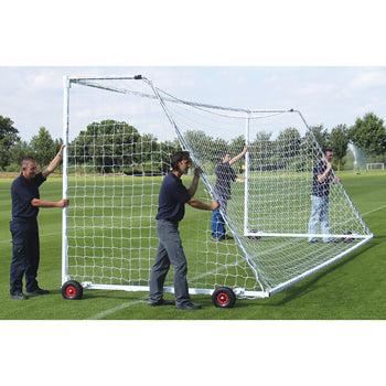 STEEL PORTABLE GOALS PACKAGES, Goals, 11 v 11, 24' x 8', Senior, Pair