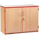 COLOURED EDGE RANGE, CUPBOARDS, 2 Adjustable Shelves, Green