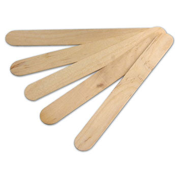 LOLLIPOP STICKS, Jumbo, Natural, 150 x 19mm, Pack of 100