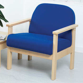 TIMBER RECEPTION RANGE, Chairs, With Beech Arms, Blizzard