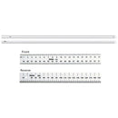 RULER, Plastic, Double Sided, cm/mm, Pack of 10