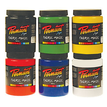 SCREEN PRINTING, Permaset Screen Printing Ink, Pack of 6 x 300ml pots