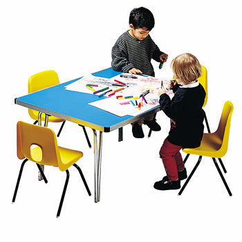 INFANTS' FOLDING TABLE, 915 x 610 x 546mm height, Yellow, Smartbuy