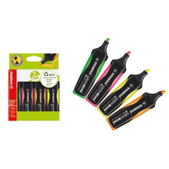 STABILO GREEN BOSS, Single Colour Packs, Green, Pack of 10