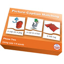 SMART PHONICS, PICTURE CAPTION MATCHING PUZZLES, Phase Two Set 1, Set