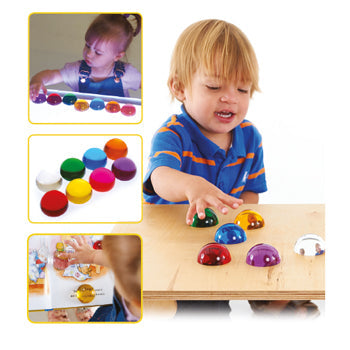 PERCEPTION SEMISPHERES, Age 3 mths+, Set of 8