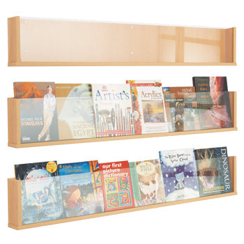 SHELF STYLE BROCHURE DISPLAY, White, Each