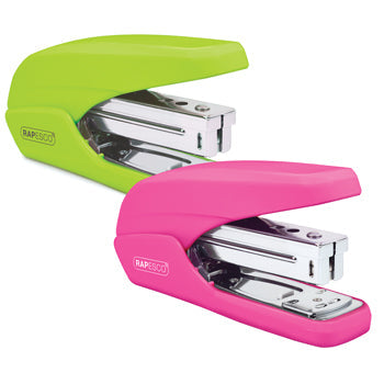 STAPLERS, POCKET SIZE, Rapesco X5, Green, Each