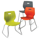 GEO CHAIR RANGE, SKID BASE, Sizemark 6 - 460mm Seat height, Mulberry, ADVANCED MOULDS