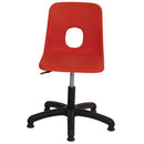 SERIES E SWIVEL CHAIR, NON-FIRE RETARDANT SHELL, 360-490mm Seat height, On Castors, Orange