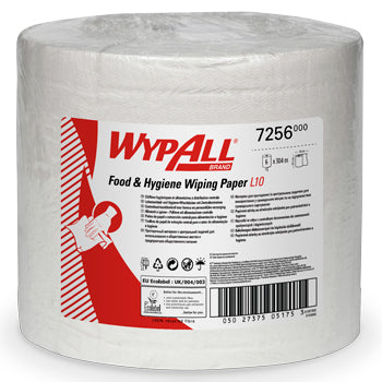 CENTREFEED HAND TOWEL ROLLS, WypAll(R) L10 Extra Centrefeed Wipers (7256), Kimberly-Clark, Pack of 6 Rolls x 800 sheets