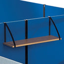 MULTI FUNCTIONAL SCREEN SYSTEM, Accessories, Hook Over Shelf with Book Ends, 800 x 254mm depth