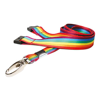 LANYARDS, Rainbow, Rainbow, Pack of 25