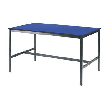 SCIENCE & ART TABLES, LABORATORY TABLE WITH SOLID CDF LAMINATE TOP, 1200 x 600mm, 850mm height, White