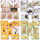 MUSICAL INSTRUMENTS A5 CARDS, Set