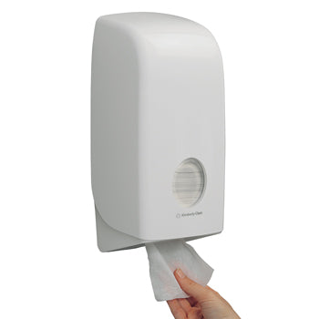 TOILET TISSUE, Aquarius(TM) Folded Toilet Tissue Dispenser (6946), Kimberly-Clark, Each