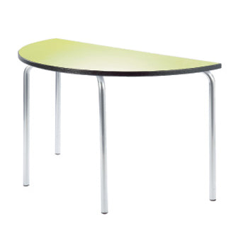 EQUATION TABLES - CONTINUED, SEMI CIRCULAR, 1200mm diameter, 640mm height, Soft Blue