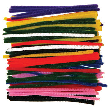 PIPE CLEANERS, 4mm Wide, Assorted Colours, Pack of 500