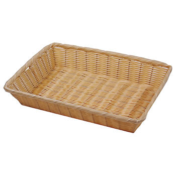 POLYWICKER BASKET, 400 x 280 x 76mm, Each