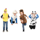 DRESSING UP, TABARDS, ZIP TOP SETS, FARMYARD ZIP TOP SET, Set of 4