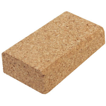 CORK SANDING BLOCK, 100mm x 55mm x 35mm, Each